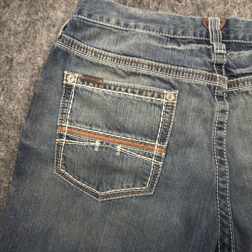Ariat Jeans Mens 35x36 Blue M4 Coltrane Durango Low Rise Relaxed Bootcut Western - Picture 5 of 10